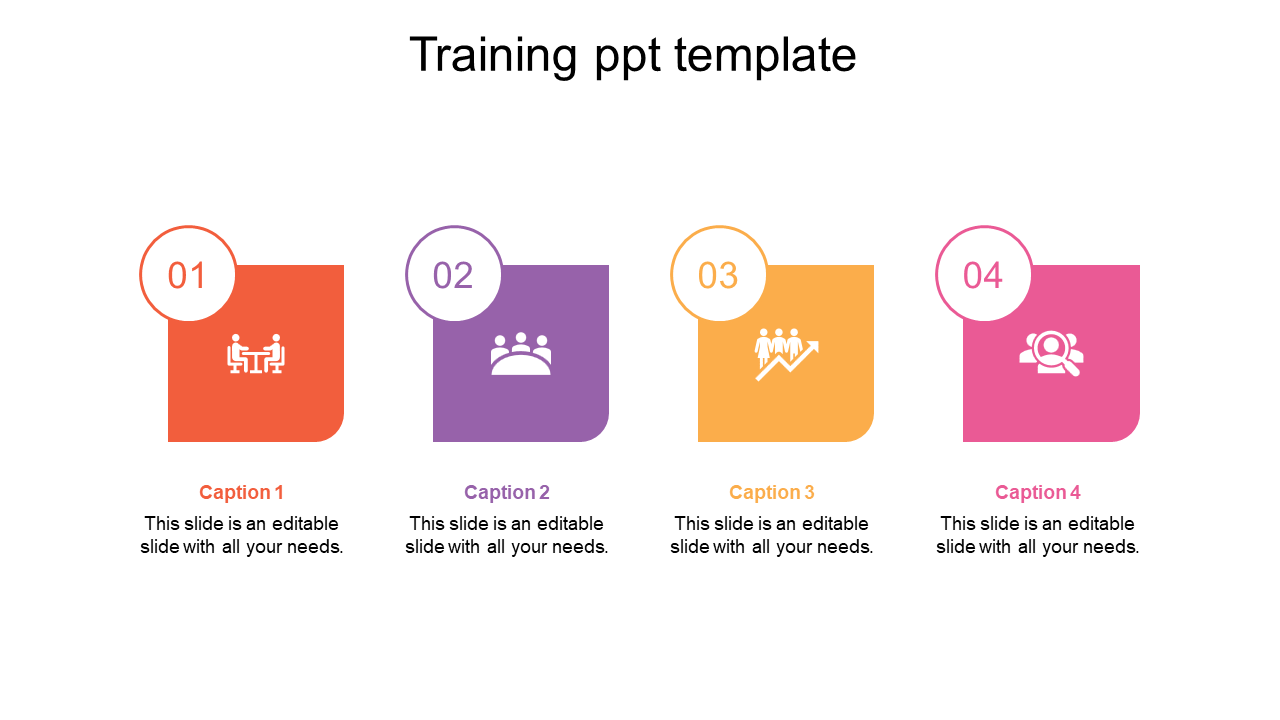 Free - Professional Design Training PPT Template For Presentation